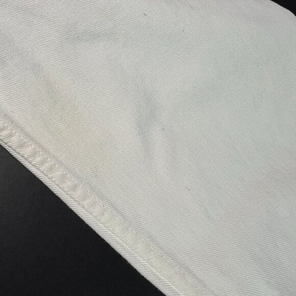 VTG 90s Guess Jeans Womens 24x30* High Rise Straight White Denim USA Made Tag 26 - Picture 4 of 16